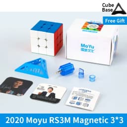 [JudyCube] Moyu RS3M 2020 3x3x3 Magnetic Magic Cube - Professional Maglev Puzzle Toy 2021 Updated Version Cubo Magico RS3M UV