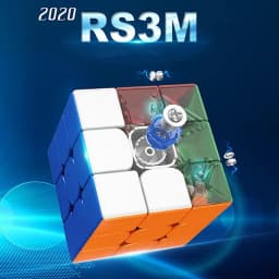 [JudyCube] Moyu RS3M 2020 3x3x3 Magnetic Magic Cube - Professional Maglev Puzzle Toy 2021 Updated Version Cubo Magico RS3M UV