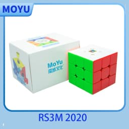 [JudyCube] Moyu RS3M 2020 3x3x3 Magnetic Magic Cube - Professional Maglev Puzzle Toy 2021 Updated Version Cubo Magico RS3M UV