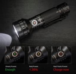 SOFIRN IF22A TIR Optics 2100lm LED Flashlight Rechargeable 21700 USB C Powerful EDC Light Torch Outdoor Lantern for Fish