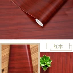 Wood Stripe Vinyl DIY Self Adhesive Waterproof PVC Wallpaper Renovation Cabinets Furniture Wall Sticker Home Decor Sticky Papers