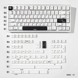 GMK Sushi TaiChi Large Set DYE-SUB PBT Keycap Japanese Custom Personality Cherry Profile Keycaps For Mechanical Keyboard 61/64