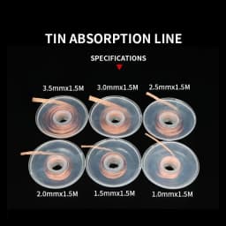 Desoldering Braid Welding Solder Remover Wick Wire Lead Cord Flux BGA Repair Tool Width 1.5mm 2mm 2.5mm 3mm 3.5mm 4mm 1.5 Meter
