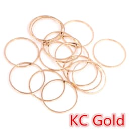 8-40mm Brass Closed Ring Earring Wires Hoops Pendant Connectors Rings For DIY Jewelry Making Supplies Accessories