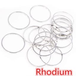 8-40mm Brass Closed Ring Earring Wires Hoops Pendant Connectors Rings For DIY Jewelry Making Supplies Accessories