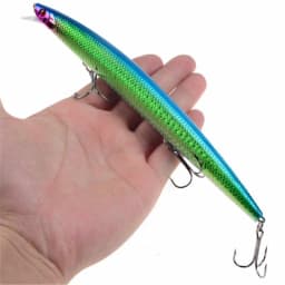 1pcs New Big Laser Minnow Fishing Lures 18cm/24g Fishing Hard Bait Crankbaits Isca Artificiais Pesca Sea Wobbler Swimming Baits