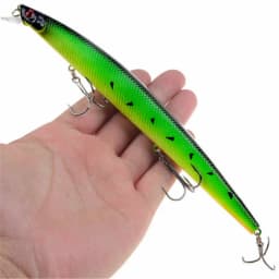 1pcs New Big Laser Minnow Fishing Lures 18cm/24g Fishing Hard Bait Crankbaits Isca Artificiais Pesca Sea Wobbler Swimming Baits
