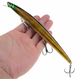 1pcs New Big Laser Minnow Fishing Lures 18cm/24g Fishing Hard Bait Crankbaits Isca Artificiais Pesca Sea Wobbler Swimming Baits