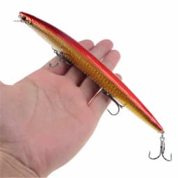 1pcs New Big Laser Minnow Fishing Lures 18cm/24g Fishing Hard Bait Crankbaits Isca Artificiais Pesca Sea Wobbler Swimming Baits