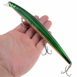 1pcs New Big Laser Minnow Fishing Lures 18cm/24g Fishing Hard Bait Crankbaits Isca Artificiais Pesca Sea Wobbler Swimming Baits
