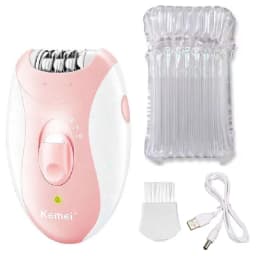 Kemei Rechargeable Women Epilator Electric Facial Body Hair Remover Bikini Trimmer Rotary Female Epilator For Face Leg With