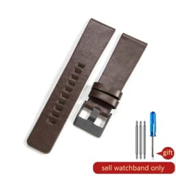 Exquisite Elegant Genuine Leather Watchbands for Diesel Dz4343 Dz4405 Dz7257 Dz4423 Breathable Strap 22 24 26 28mm