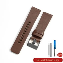 Exquisite Elegant Genuine Leather Watchbands for Diesel Dz4343 Dz4405 Dz7257 Dz4423 Breathable Strap 22 24 26 28mm