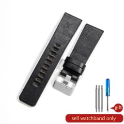 Exquisite Elegant Genuine Leather Watchbands for Diesel Dz4343 Dz4405 Dz7257 Dz4423 Breathable Strap 22 24 26 28mm