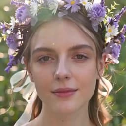 1 Super Sensens Department Simulation Flower Seaside Resort Shooting Headdress Wreath