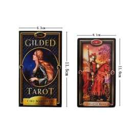 The Gilded Tarot Deck Card Tarot Divination 78 Pcs Cards 10.3*6cm