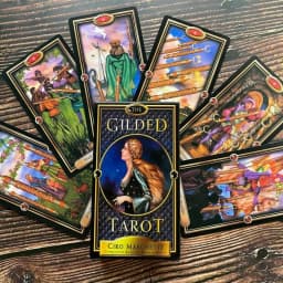 The Gilded Tarot Deck Card Tarot Divination 78 Pcs Cards 10.3*6cm