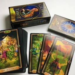 The Gilded Tarot Deck Card Tarot Divination 78 Pcs Cards 10.3*6cm