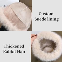 Fluffy Fur Bucket Hat For Women Plush Fisherman Hat Warm Women's Winter Hat Thicken Cold Snowy Day Panama Cap Chrismas Gifts New