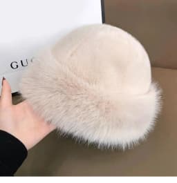 Fluffy Fur Bucket Hat For Women Plush Fisherman Hat Warm Women's Winter Hat Thicken Cold Snowy Day Panama Cap Chrismas Gifts New