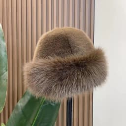 Fluffy Fur Bucket Hat For Women Plush Fisherman Hat Warm Women's Winter Hat Thicken Cold Snowy Day Panama Cap Chrismas Gifts New
