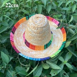 Summer Colorful Wide Brim Mexican Party Hat Sombrero Party Sun Hat Decor Halloween Straw Hats Men