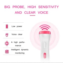 Fetal Doppler Heartbeat Detector for Baby,Fetal Heart Detection Instrument for Prenatal Infants,LCD Backlight Pulse Meter,No Rad