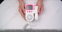 Fetal Doppler Heartbeat Detector for Baby,Fetal Heart Detection Instrument for Prenatal Infants,LCD Backlight Pulse Meter,No Rad