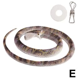 70cm Fake Large Rubber Snake With Line Simulation Prank Toy Realistic Lifelike Scare Prank Gag Gift Joke Toys For Kids Y2W4