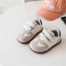 2026 New Spring/Autumn Children Shoes Leather Breathable Kids Casual Shoes Non-slip Fashion Toddler Girls Boys Sneakers EU 22-30