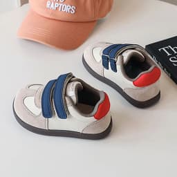 2026 New Spring/Autumn Children Shoes Leather Breathable Kids Casual Shoes Non-slip Fashion Toddler Girls Boys Sneakers EU 22-30