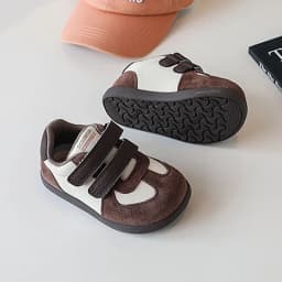 2026 New Spring/Autumn Children Shoes Leather Breathable Kids Casual Shoes Non-slip Fashion Toddler Girls Boys Sneakers EU 22-30