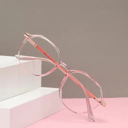 Blue Light Blocking Office Glasses Women Oversized Frame Anti-stress Decorative Glasses Computer Radiation Protection Eyewear
