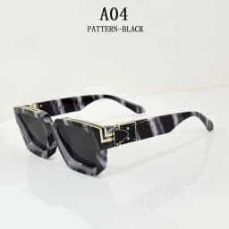 Millionaire Square Sunglasses For Men Retro Sunscreen Sunglasses Women Trendy And Fashionable Vintage Fashion Glasses Zonnebril