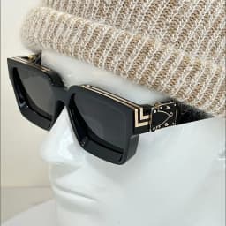 Millionaire Square Sunglasses For Men Retro Sunscreen Sunglasses Women Trendy And Fashionable Vintage Fashion Glasses Zonnebril