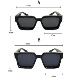 Millionaire Square Sunglasses For Men Retro Sunscreen Sunglasses Women Trendy And Fashionable Vintage Fashion Glasses Zonnebril