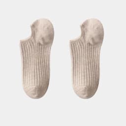 5 Pairs Women's Solid No Show Socks Breathable Sweat Resistant Anti-odor Invisible Sock Breathable Casual Comfortable Sox Female