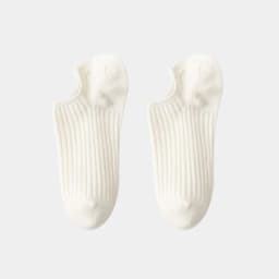 5 Pairs Women's Solid No Show Socks Breathable Sweat Resistant Anti-odor Invisible Sock Breathable Casual Comfortable Sox Female