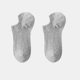 5 Pairs Women's Solid No Show Socks Breathable Sweat Resistant Anti-odor Invisible Sock Breathable Casual Comfortable Sox Female