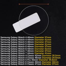 9H Tempered Glass for Samsung Galaxy Watch 4 5 6 7 40/44mm Classic 42/46mm Watch 3 41/45mm Anti Scrach Film HD Screen Protectors