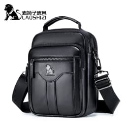 New Handbag Men's Bag Genuine Leather Shoulder Bag Husband Luxury Design Messenger Bag Crossbody Bags for Men