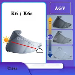 Photochromic Helmet Visor for AGV K1/K3SV/K5/K5S/K6/K6S Replacement Visor Pista GPR/GPRR CORSA R Visera Casco Moto Night Vision
