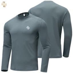 SBWL Autumn High Quality Men's Running Fitness Outdoor Sportswear Long Sleeve T-Shirt Business Casual Breathable Base Shirt Top