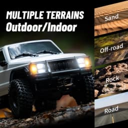 C8809 1/18 RC Car 2.4G Remote Control Crawler 4WD Electric Climbing Off-Road Model Car Toys for Children