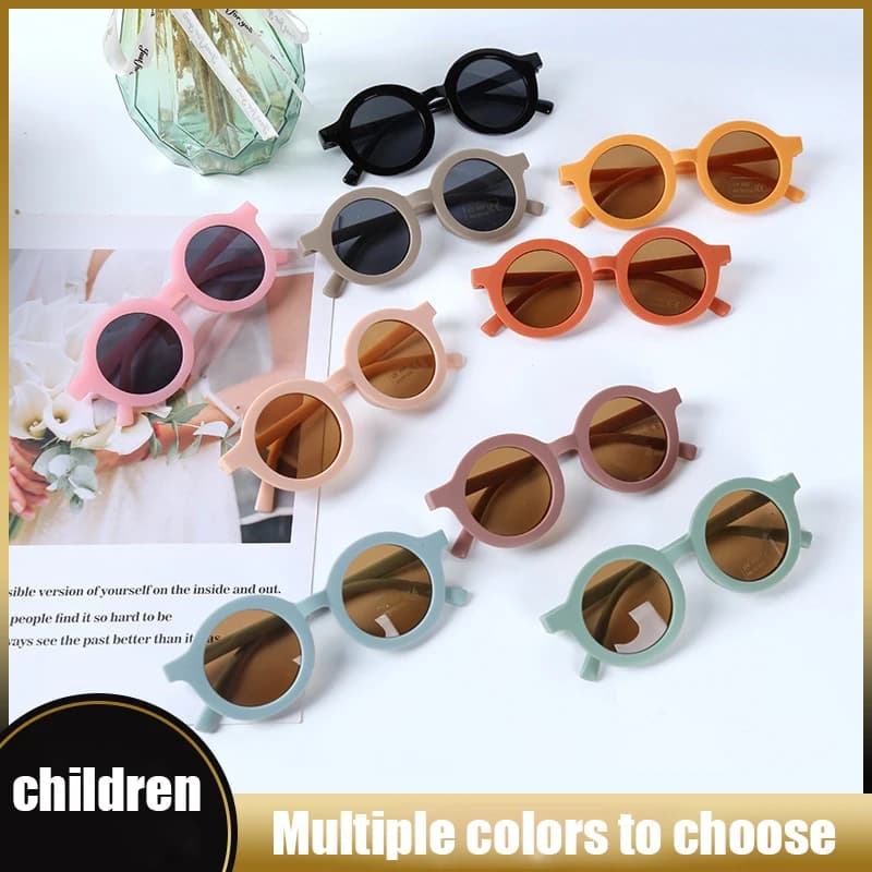 Children's Sunglasses, Parent-Child Frosted Glasses, New 3-8 Year Old Baby Decoration Runway, Trend, Children's Sunglasses