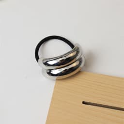 1/5/10pcs High Elastic Hair Ties for Women Premium Irregular Shiny Metal Pendant Hair Rope Fashion Girl Scrunchies