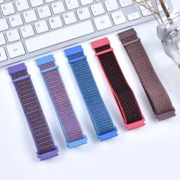 16mm 18mm 20mm 22mm Nylon Strap for Garmin Forerunner 255S Band Garmin Venu 2 Wristband Accessories for Forerunner 255 Bracelet