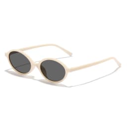 2024 Fashion Trend Oval Sunglasses New Elliptical Small Frame Sunglasses Men and Women UV Protection Ultra Light Sunglasses