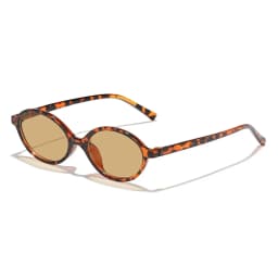 2024 Fashion Trend Oval Sunglasses New Elliptical Small Frame Sunglasses Men and Women UV Protection Ultra Light Sunglasses