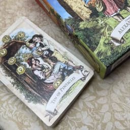 Old Style Tarot Deck Double-sided Embossed 79 Pcs Vintage Illustrations Highlight Clear Symbolism Packed In Rigid Box 12*7cm